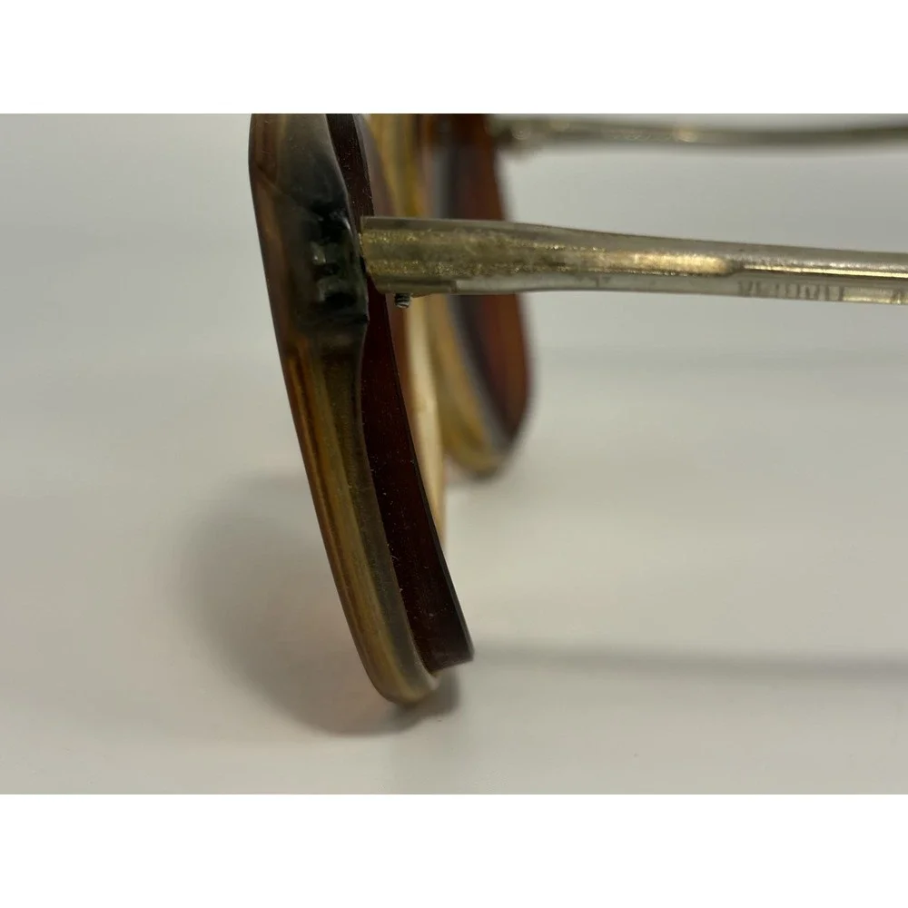Rodenstock Denise Opal 135/Vtg Eyeglass Frames Only/Yellow/Hollywood/Retro/READ~